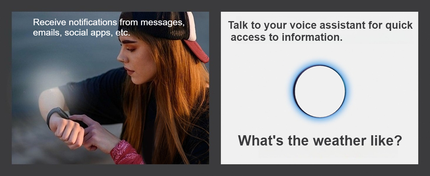 Montre Connectée Unisexe avec Assistant Vocal, Écran AMOLED 1,96 Pouces pour Fitness et Sports Extérieurs. Appels Sans Fil, Podomètre, Lampe LED, 100+ Modes d'Exercice, Batterie Haute Capacité 800mAh, Alertes Multiples Autofonctionnelles, Autonomie de 30 Jours, 2 Bracelets Inclus