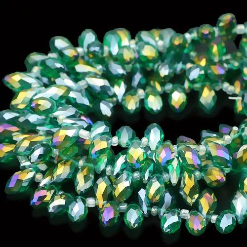 5 8mm 8 13mm transparent hole water drop bead artificial crystal bead ab color loose beads beads bead assortments for jewelry making charms bracelets necklaces mobile phone chains hair additions earrings clothing decoration additions