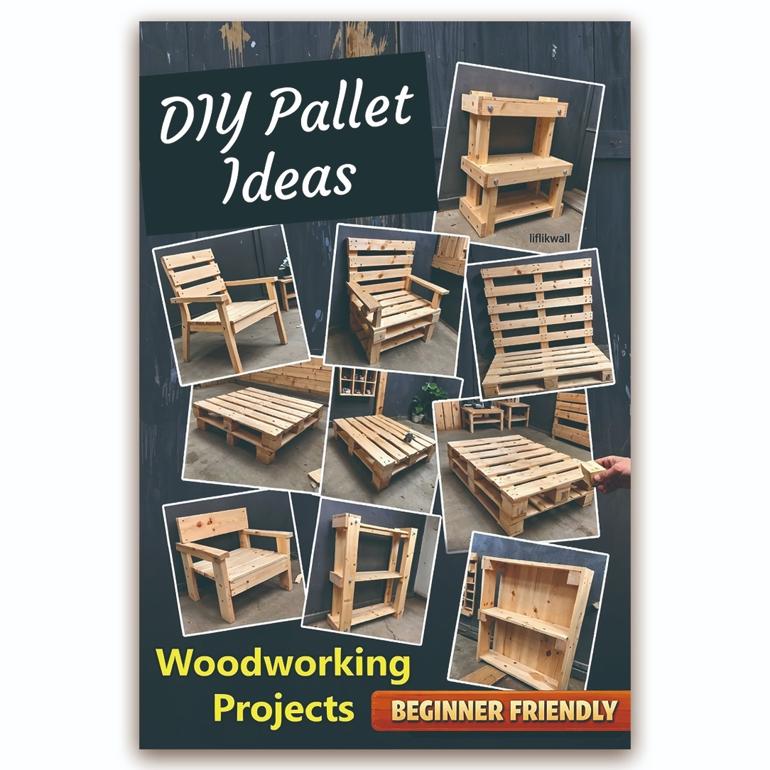 TEMU Plan de de menuiserie adapté aux débutants | 5,5 x 8,3 pouces | Fournit des plans/dessins/modèles par avec des dimensions | Utilisé pour créer