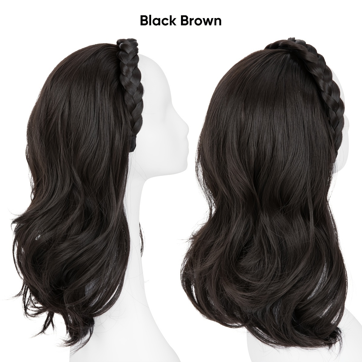 Popular European And American Half-hair Extensions, In A Of Colors, Made Of Synthetic Matte High-temperature Fiber