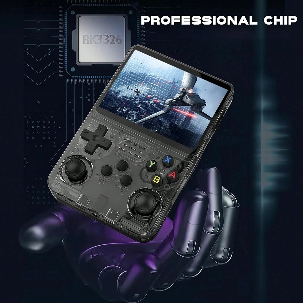 Handheld Gaming Console, Portable Device with HD Screen