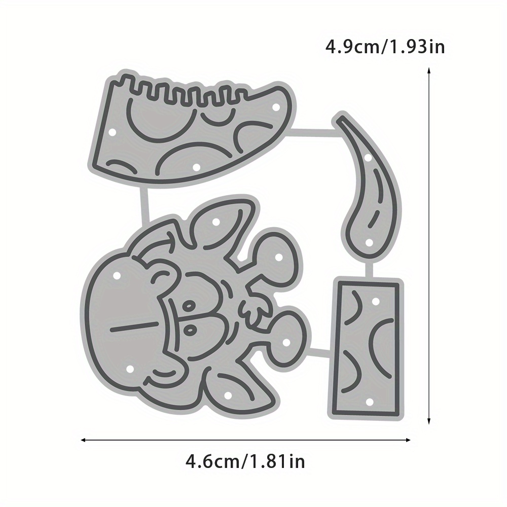 Image of 1pc Original Funny And Interesting Giraffe Metal Cutting Dies For Diy , Album Card Diary Hand Embossed Decoration