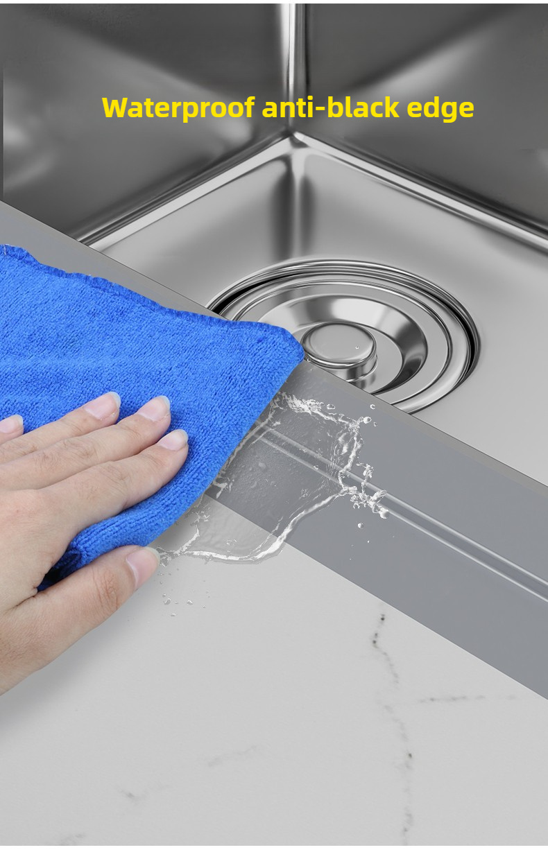 10 Meters of Tape, 50Mm Wide, Designed for Kitchen Repairs, Wall Patching, And Window Insulation. It Is Leakproof And Windproof, Suitable for Sealing Sinks And Toilets, Available in White, Black, Or Silvery Options