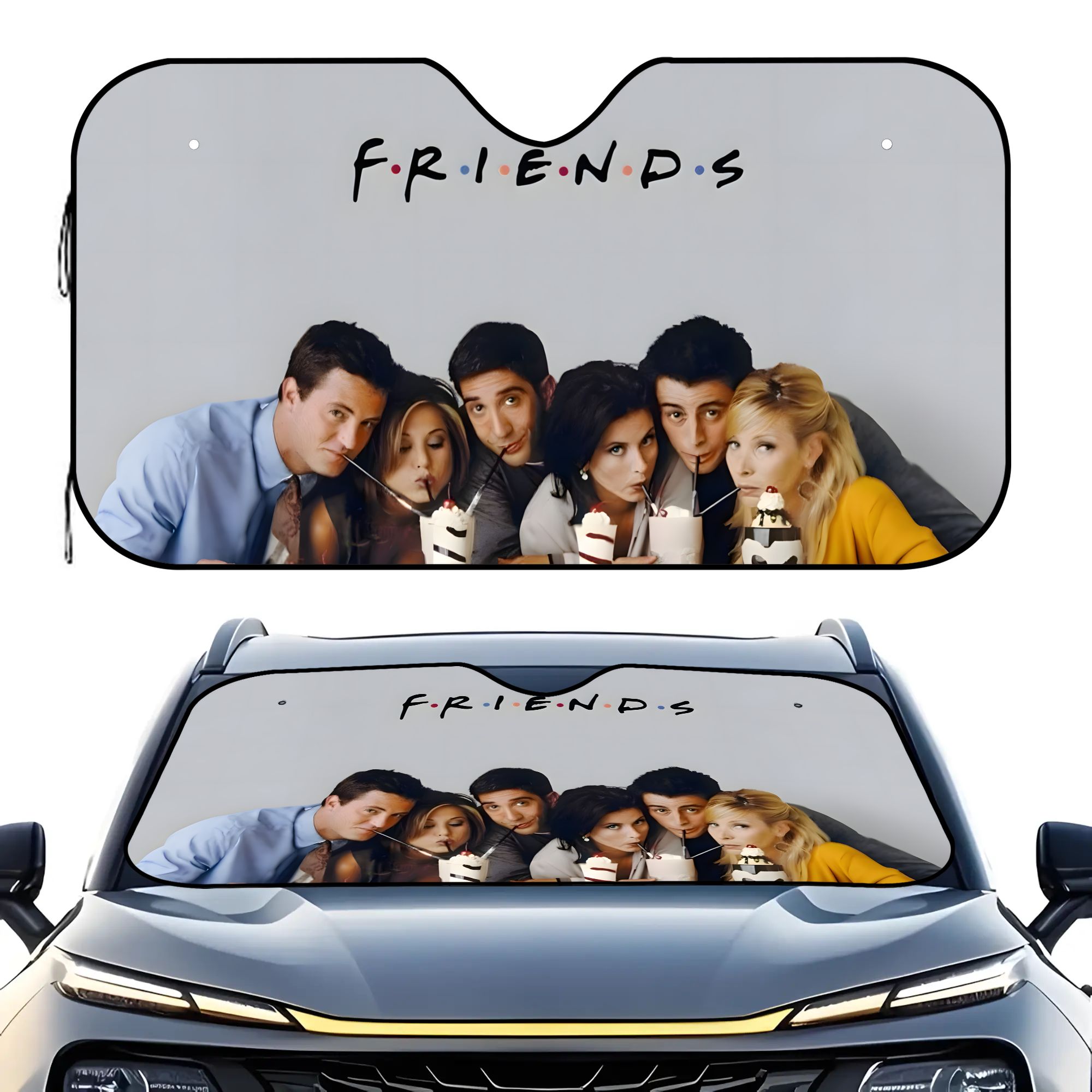 TEMU Parasol para Parabrisas de Coche con Tema de - Protección UV y Antirreflejo, Parasol para Ventana Delantera con Diseños de Dibujos Animados