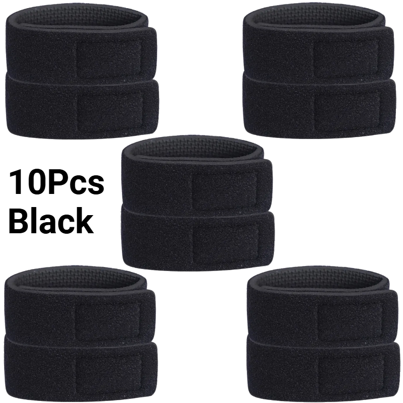 New 5/10pcs Fishing Rod Tie Holder Strap Outdoor Fishing Rod Carry Strap Elastic Adjustable Tackle Holder Hook Loop Tie Fishing