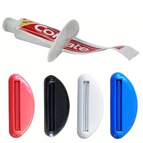 random 2pcs multi functional toothpaste dispensers anti waste compact and convenient toothpaste ornaments preventing toothpaste waste suitable for daily use and travel valentines day christmas anniversary back to