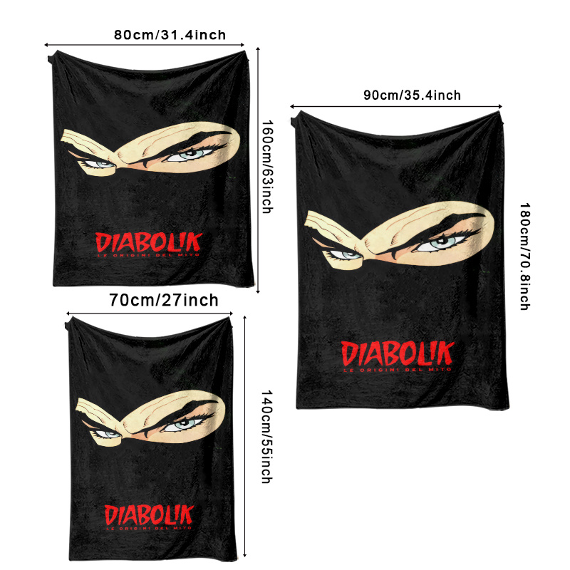 TEMU A High-definition Printed Polyester Beach Towel With A Diabolik Design, Made Of Microfiber For Quick Drying, Perfect For Travel, Swimming Pools,