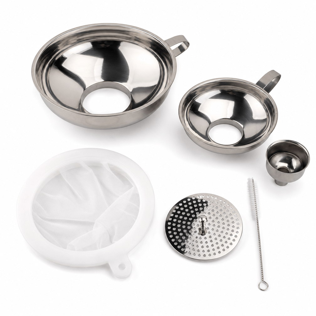 TEMU Canning Funnel For Filling Mason Jars, Bottles (6-pack)