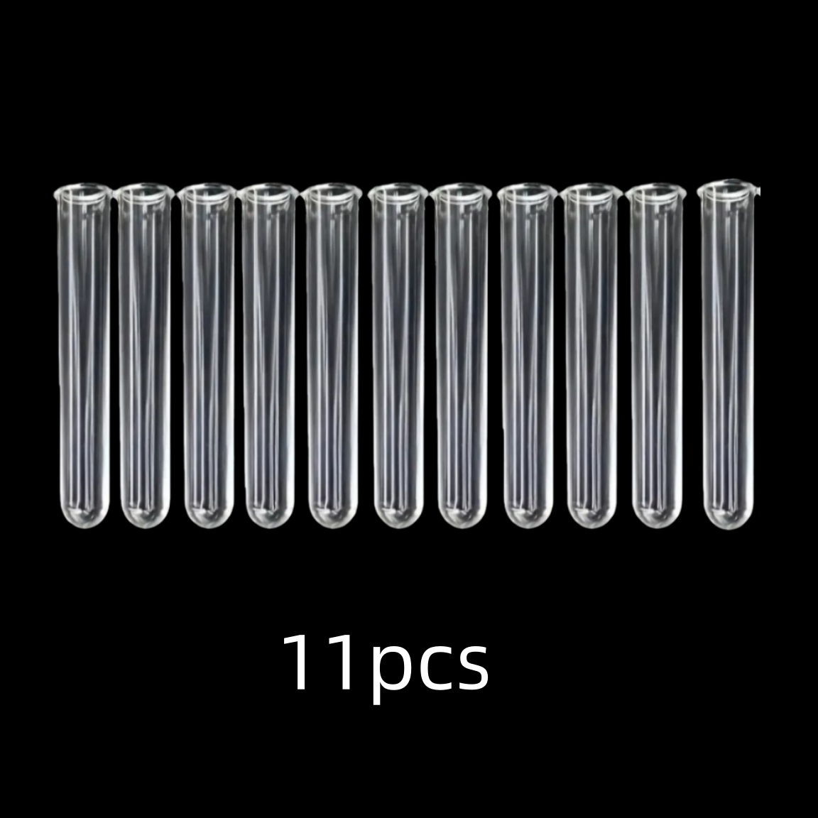 E-shop Ein Set aus 11 Kunststoffröhren, ideal zum hydroponischen Anbauen von Pflanzen, für Labortests, ideal zur Dekoration Ihres Home Office und als