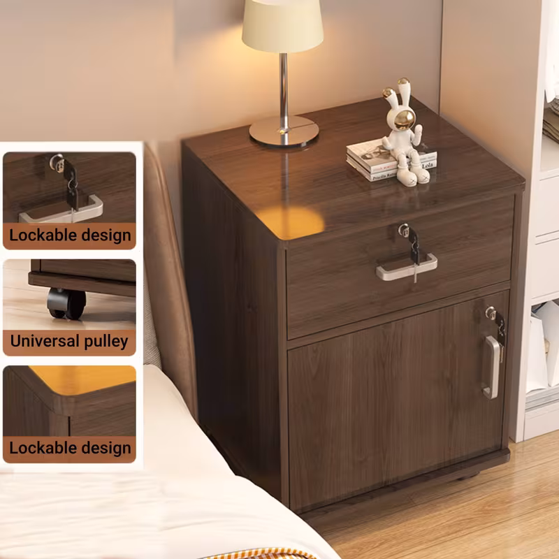 mobile filing cabinet chest of drawers filing with locks wheels and drawers bedside table bedroom furniture office furniture details 0