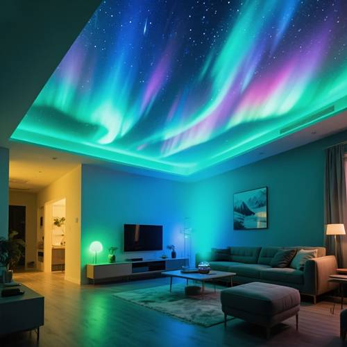 led aurora projection atmosphere light usb powered with remote control rgb fantasy lighting effects touch control 16 colors very suitable for a romantic starry in and living room birthdays