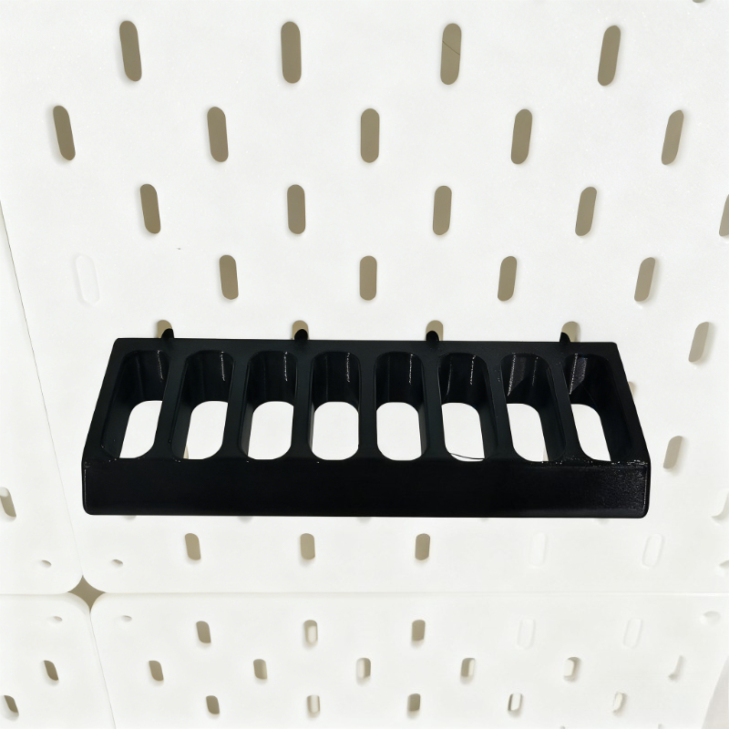 Wall-mounted Pegboard Pliers Holder Organizer, Household Tool Storage Rack, For 8 Pliers Or Other Tools, Suitable For 5mm Thickness Pegboard