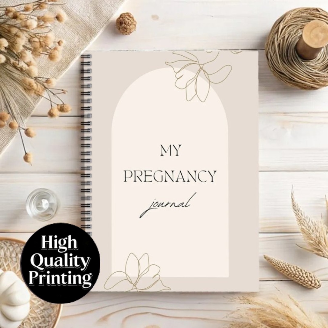 TEMU Planner Notebook 1pc Pregnancy Diary, Expectant Mother Gift, Pregnancy Planner, Maternity Gift, Growth Commemorative Photo Album, Baptism Party