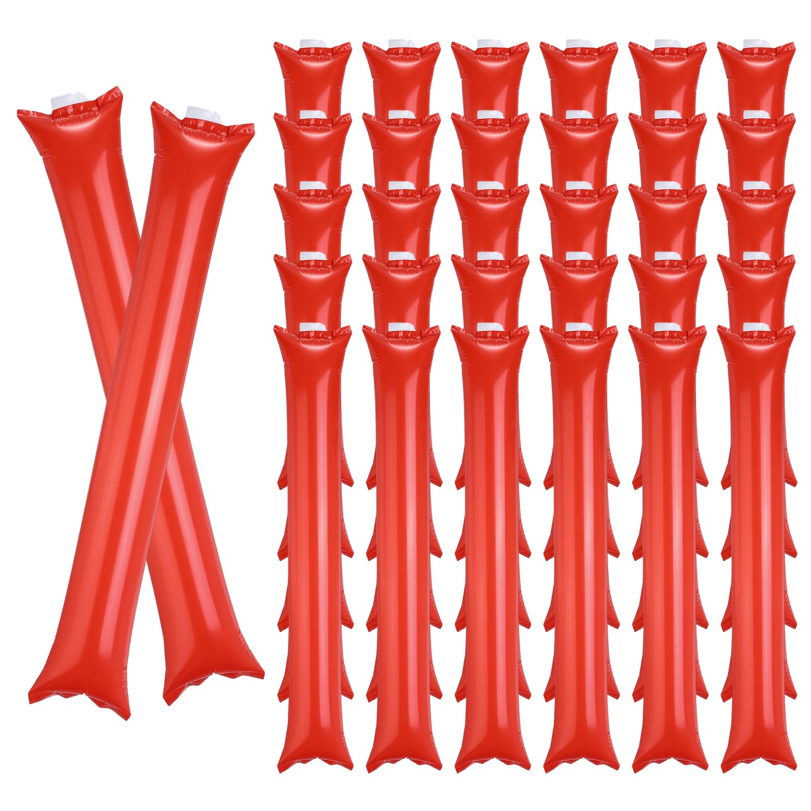 TEMU 30 piezas de baquetas de inflables engrosadas, accesorios de de plástico para partidos deportivos, juegos de fútbol, conciertos y fiestas,