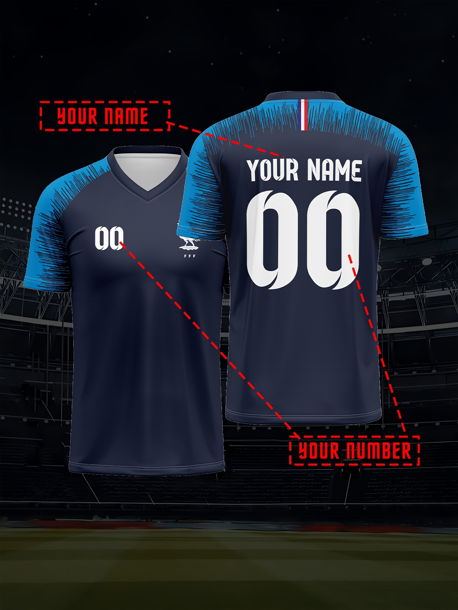 personalized football jersey dress sold on Temu Mexico category: Athleisure