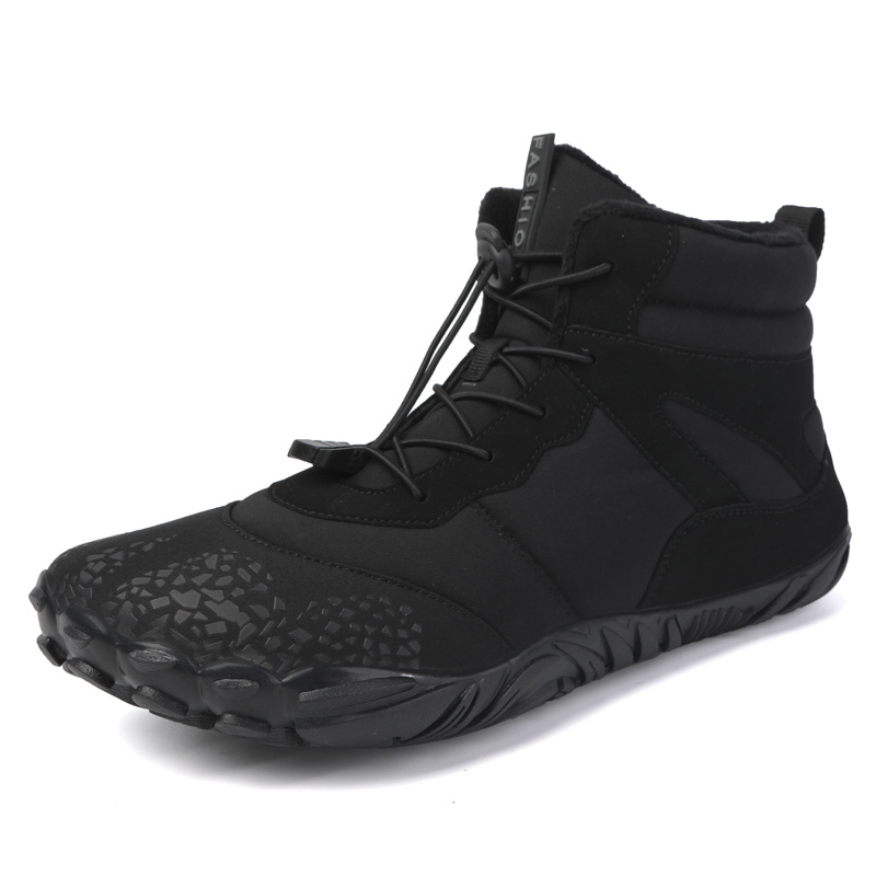 High-top Plush-lined Outdoor Snow Boots, Hiking Shoes