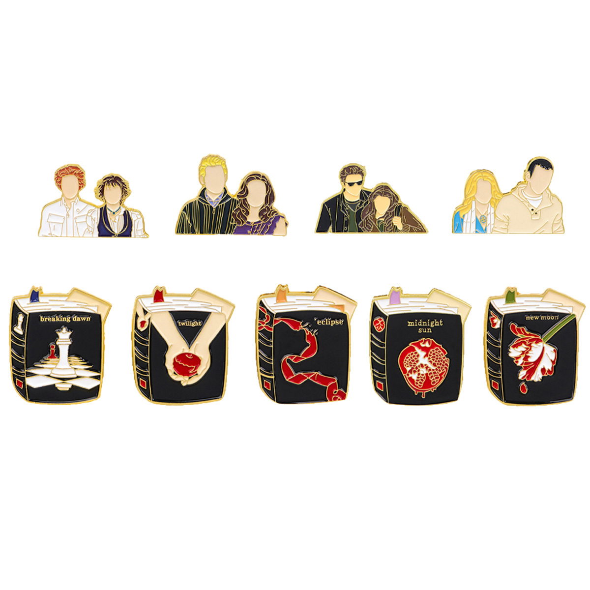 TEMU 9pcs/ Set Cute Badges Brooch For Clothes Enamel Pins Backpack Accessories Decorative Jewelry Gifts
