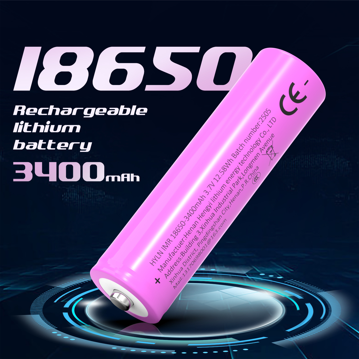 safe battery 3 7v li ion rechargeable battery with overcharge protection