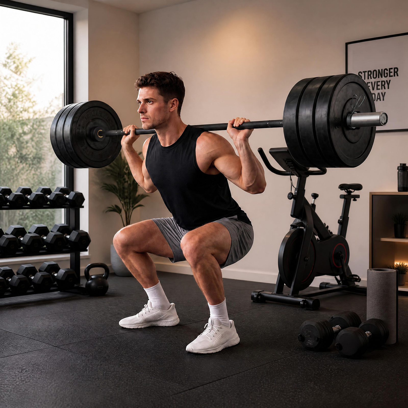 Temu barbell 7ft with 2000 lbs weight capacity
