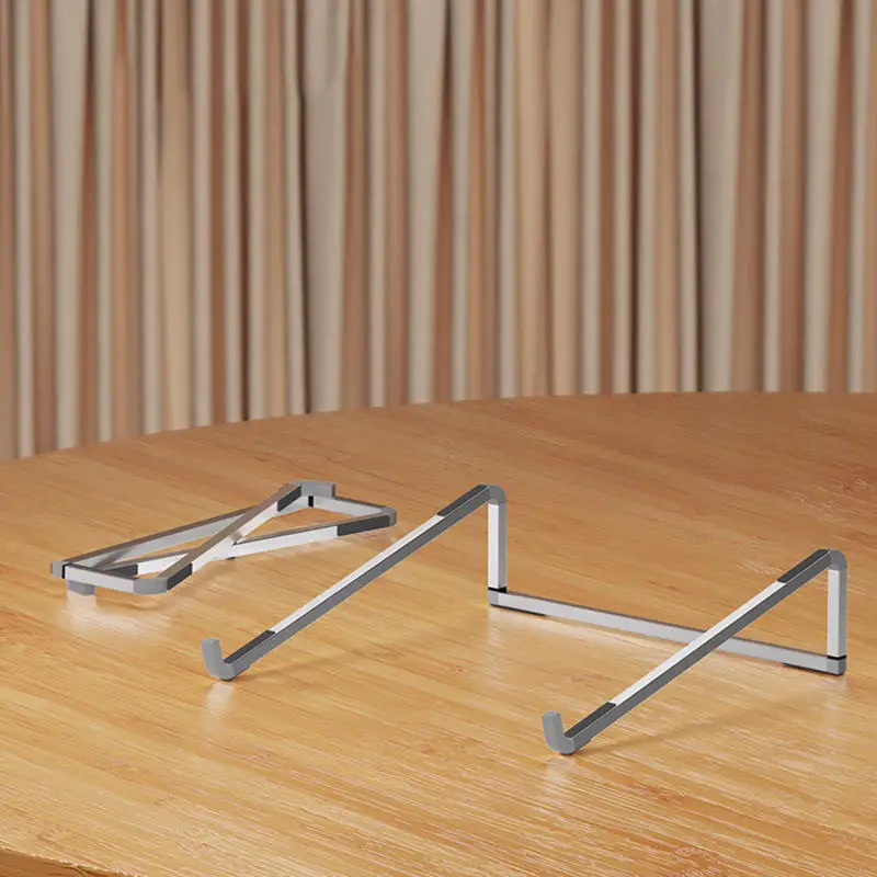TEMU Support Ordinateur Portable Universel Pliable Réglable en Alliage d'Aluminium Support de Bureau pour Pro Xiaomi
