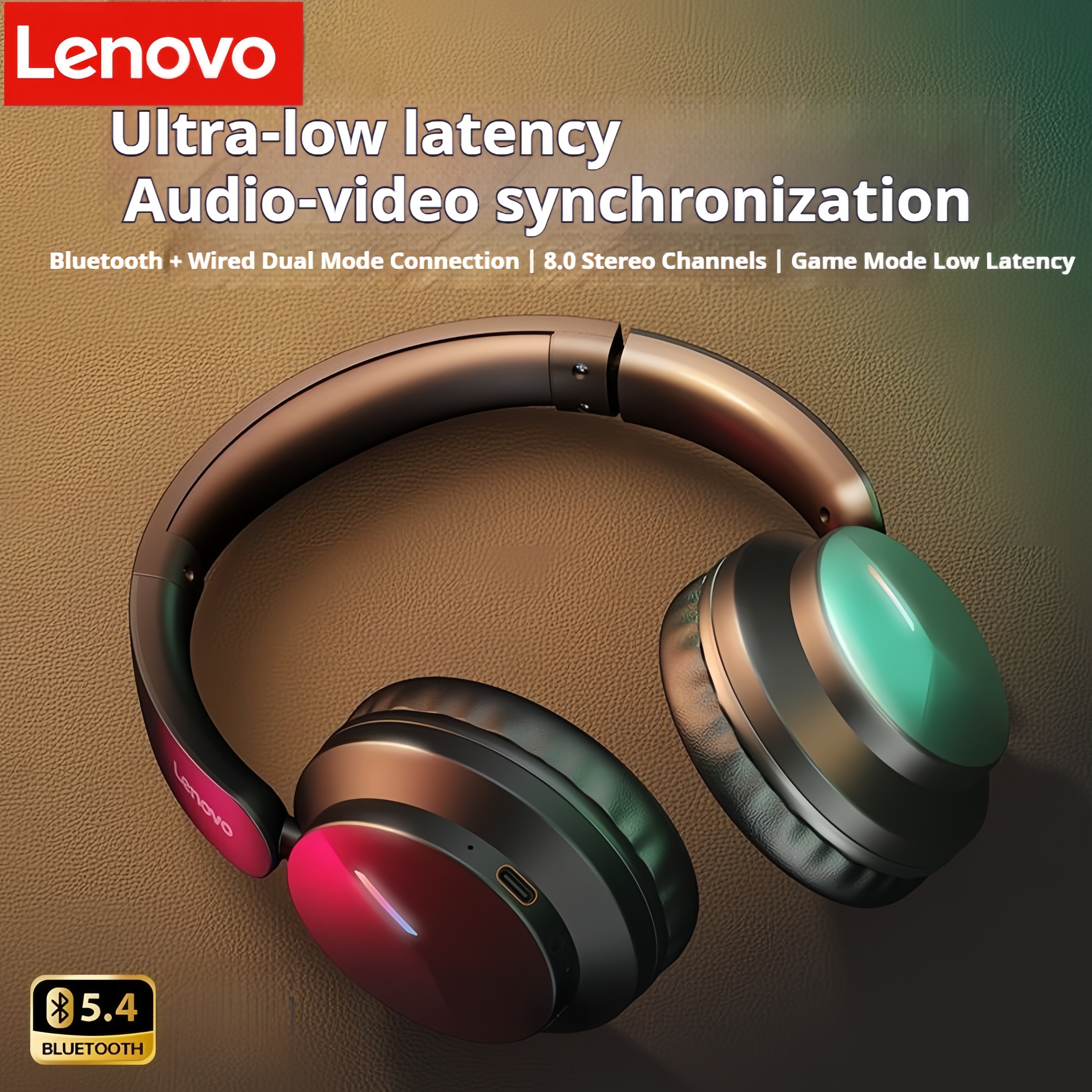 Les écouteurs sans fil Lenovo EH140 2025 offrent une connectivité sans fil longue portée, un mode de jeu Esports avec faible latence et des haut-parleurs de 40 mm conçus pour les basses profondes et l'isolation du bruit, ce qui les rend idéaux pour le gaming, la musique et les appels.