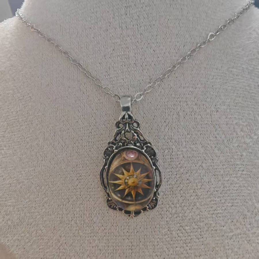 TEMU 1 Collar del , Collar de Estrella, Collar de Astrología, Collar Celestial, Colgante, Collar de Flores, Collar de , Adiciones de Joyería, Joyería