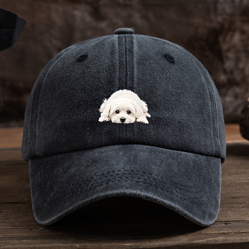 TEMU A Print Baseball , Unisex, Outdoor, Fashionable And Versatile, Trendy Duckbill Hat