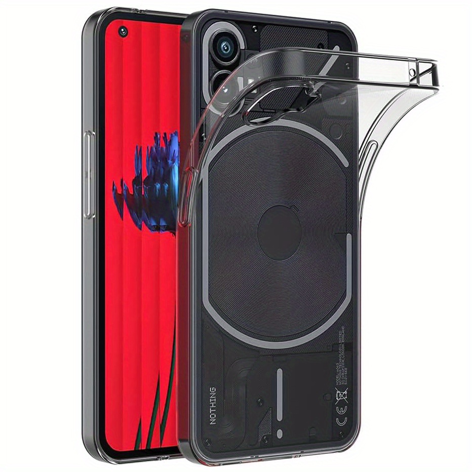 TEMU Phone Case: Case For Nothing Phone 1, Nothing Phone 1 Clear Case Slim Crystal Tpu Transparent Protective Sleeve Phone Case Cover
