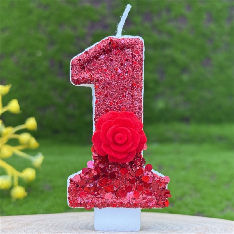 Valentine's Day Decorative Candle, Number Candle, Diy Anniversary Celebration Party Decorative Candle, Valentine's Day Decoration Supplies