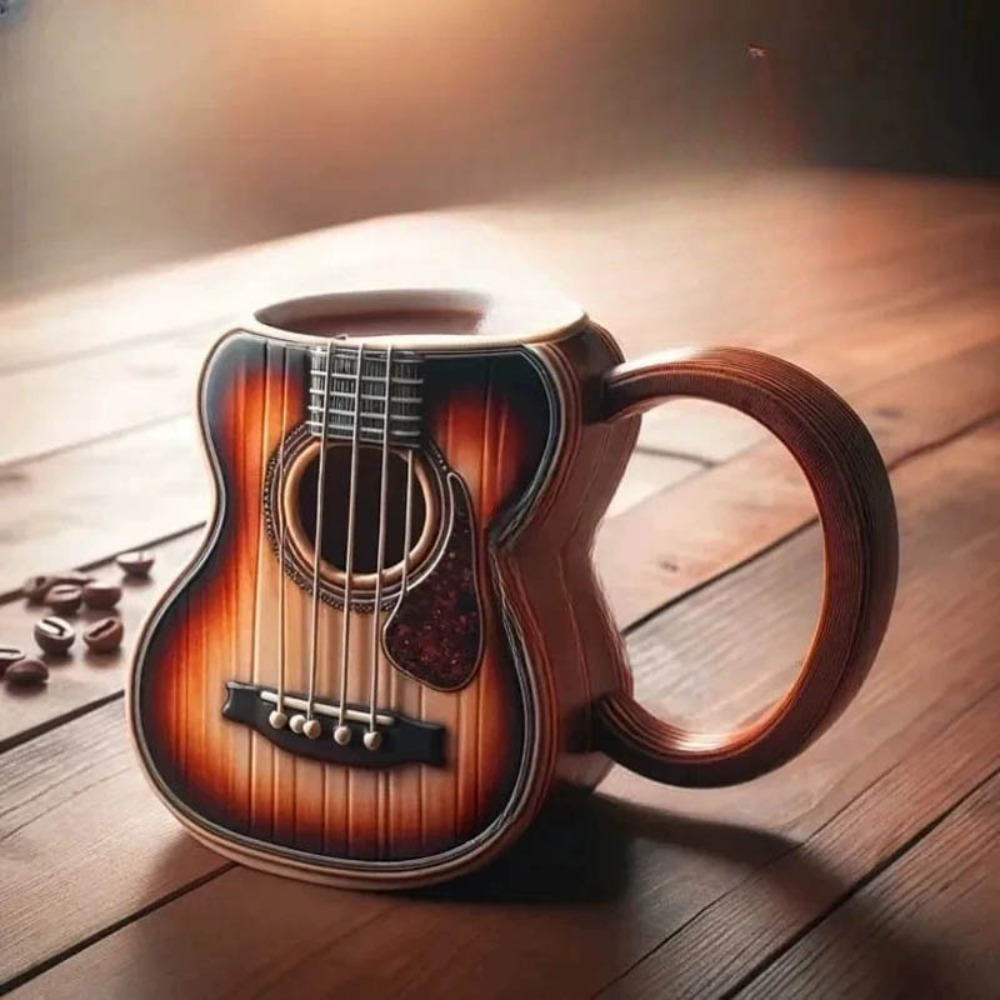 TEMU Gxf Music Mug Novelty Cup - Ideal Present For Music Enthusiasts