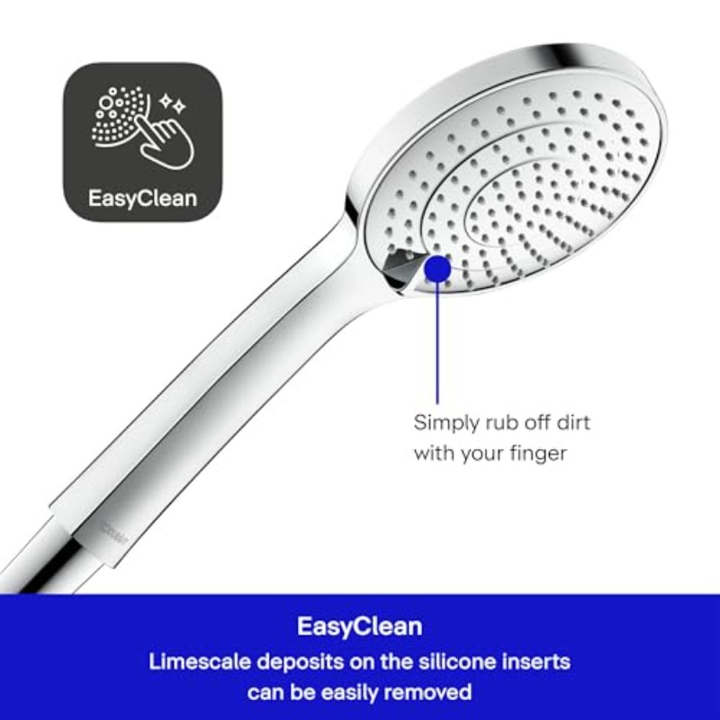 Universal Handheld Shower Head with 3 Jet Types