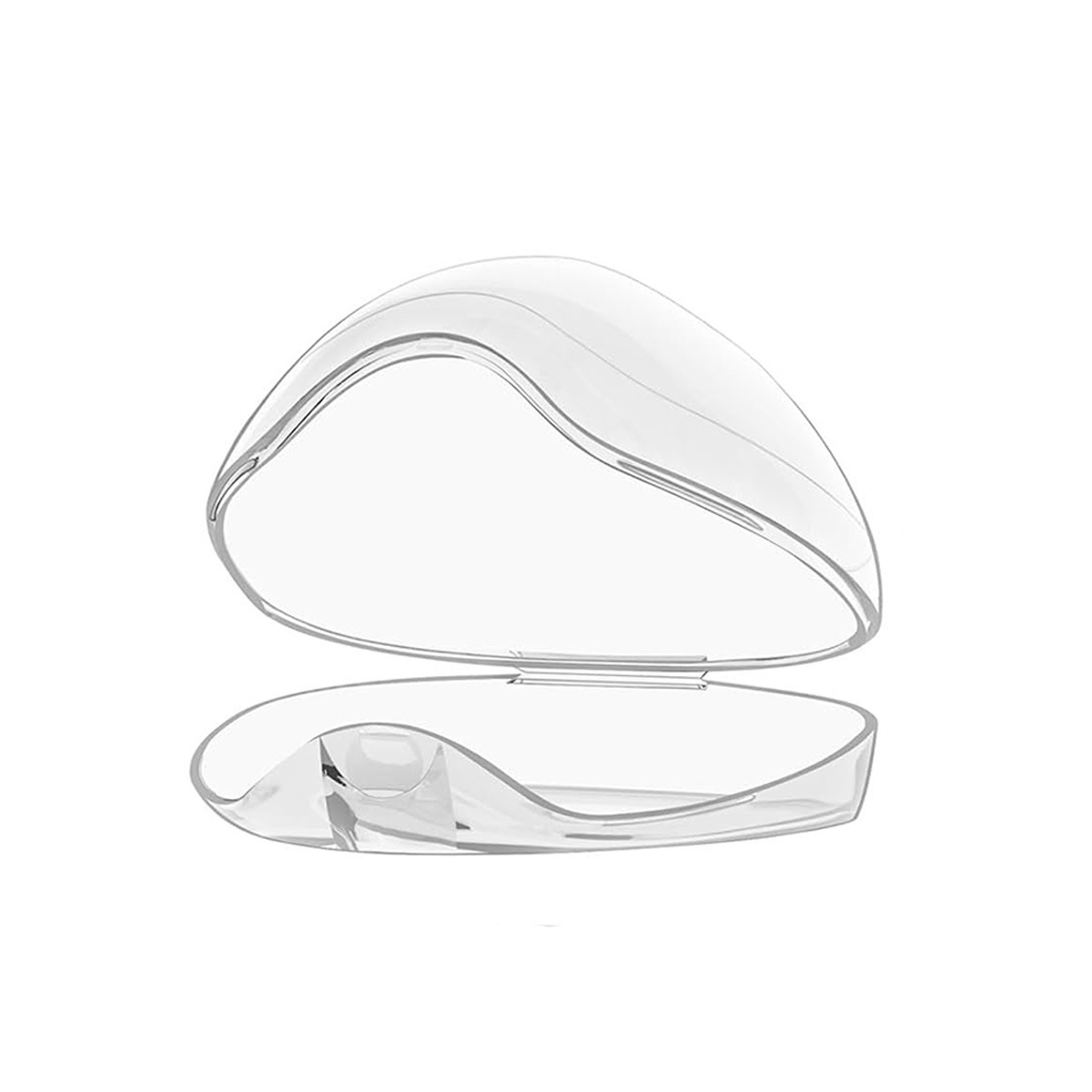 TEMU Transparent Pacifier Case With Handle - Durable Travel & Home Organizer For Breast Pump, Sippy Cups, Pacifiers - , , Travel Essentials, Sleek