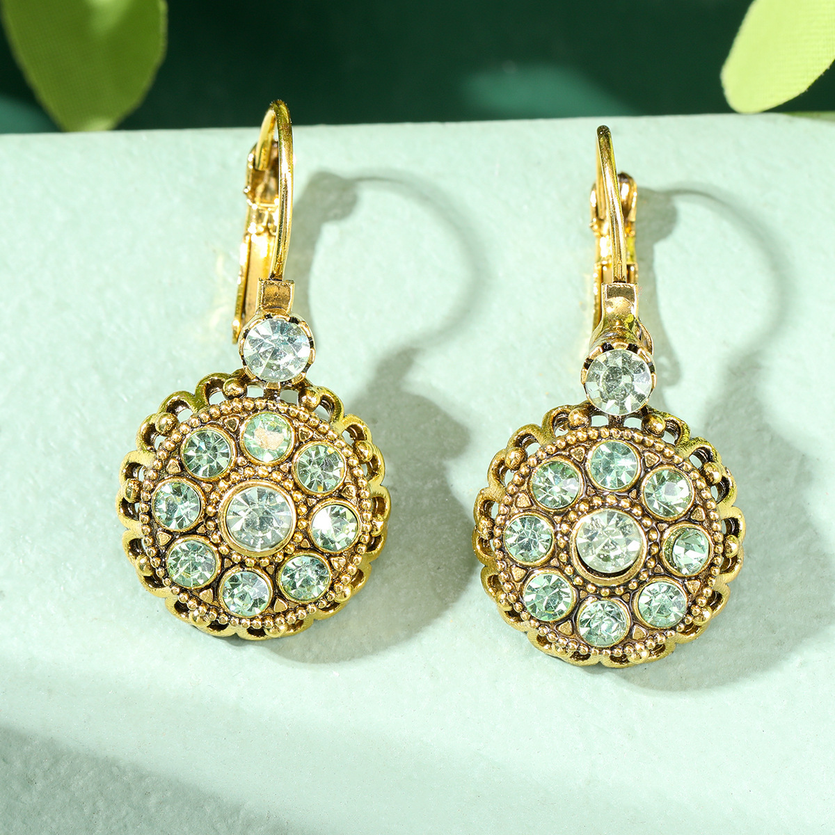 TEMU 2pcs Bohemian Fashion Earrings Vintage Earrings - Women's Earrings Couple Earrings Graduation Season Christmas Gifts Everyday Decoration Vintage