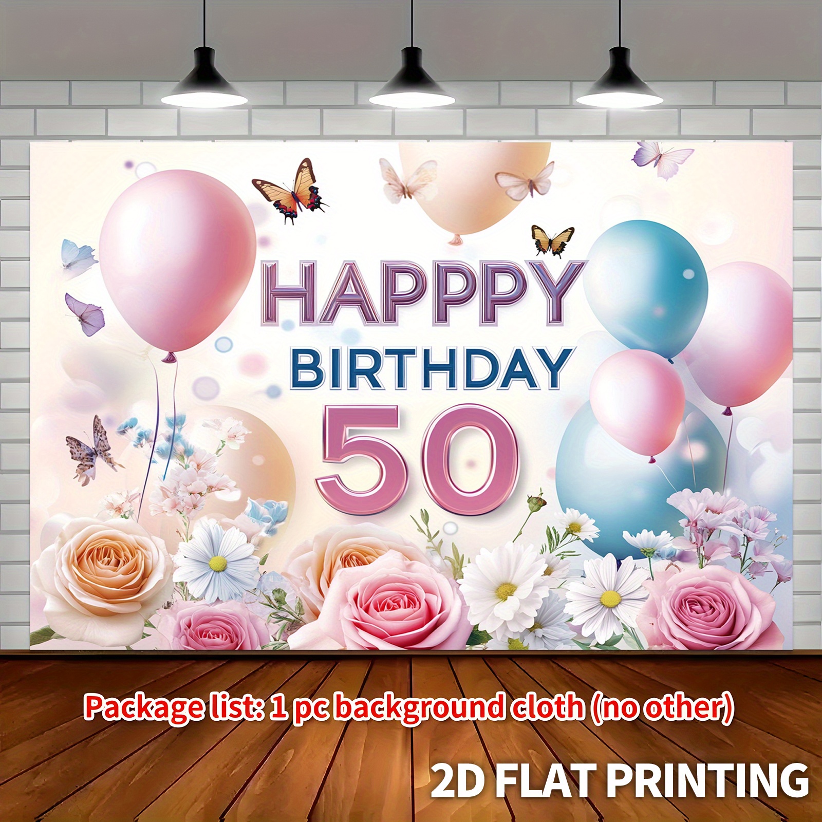 Décorations De Fête D'anniversaire, Bannière De Sensation D'or