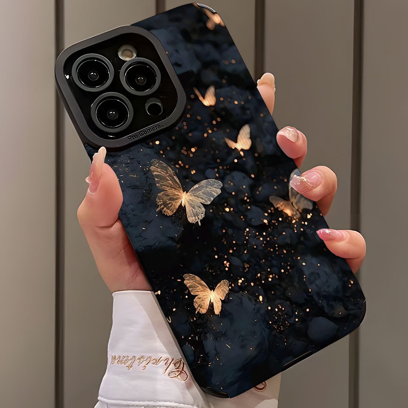 Butterfly Patterned Phone Case for Iphone 15/15 Plus/15 Pro/15 Pro Max, Iphone 14/14 Plus/14 Pro/14 Pro Max, Iphone 13/13 Pro/13 Pro Max, Iphone 12/12 Pro/12 Pro Max, Iphone 11/11 Pro/11 Pro Max/Iphone 7/8/Iphone X/XS, Dirt-Resistant And Shockproof.