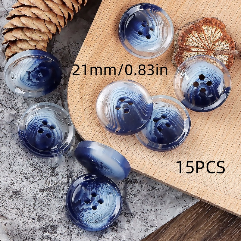 15pcs Set, Assorted Ink Painting , 0.59/0.83/ , -end Suit For Diy Accessories