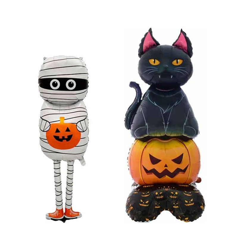 TEMU 2 pezzi 61 pollici Zucca, Palloncino Zucca Nuovo Stile Palloncino in Alluminio, Decorazioni per la Casa di Halloween, Oggetti di per Scherzi,