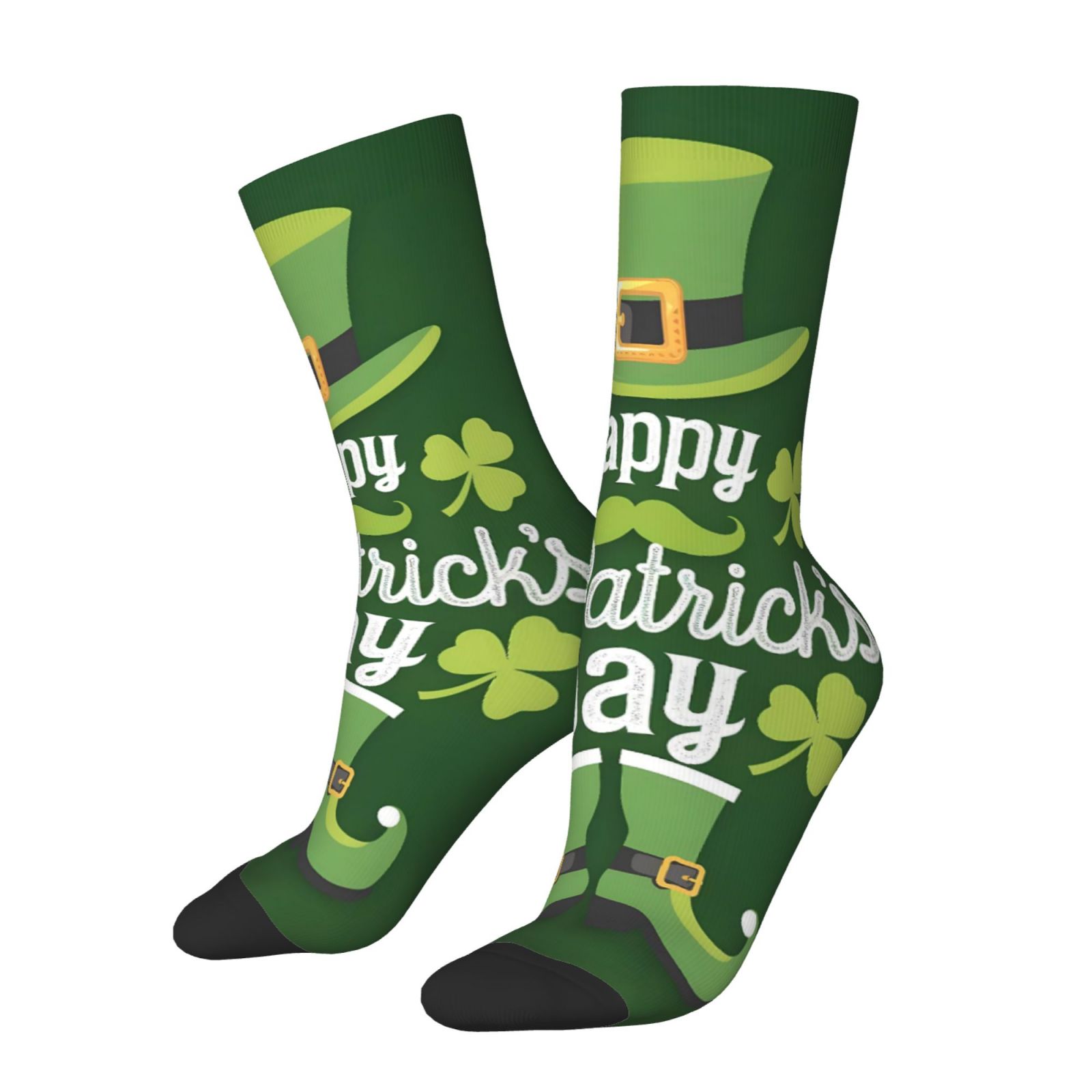 TEMU A Pair Of Unisex Outdoor Socks Featuring A 's Day Pattern, Mid-calf Length, Machine Washable, Suitable For Outdoor Sports Enthusiasts,