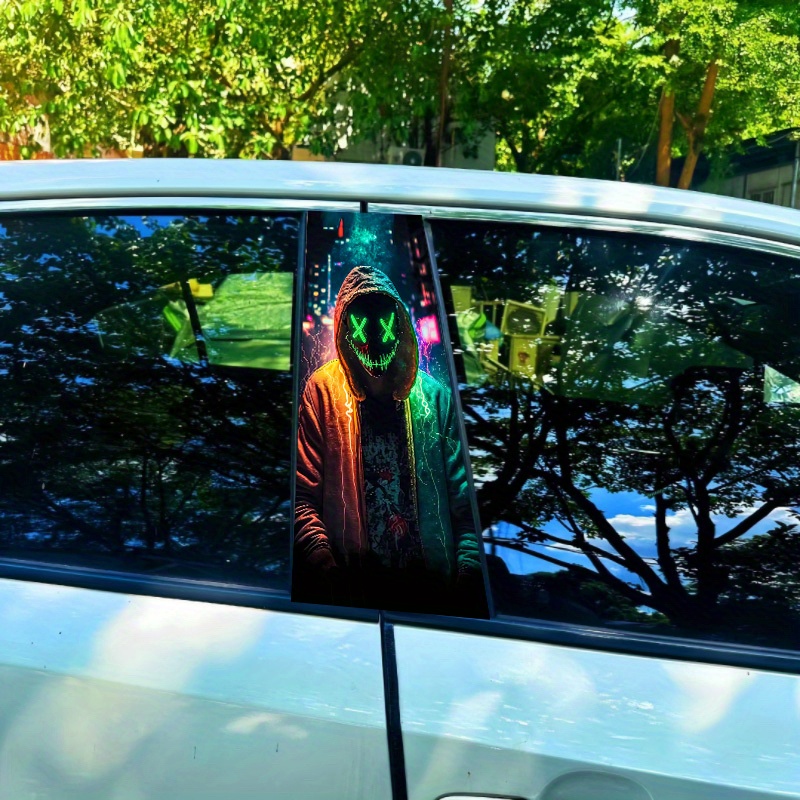 

2- Car Decals - - Pe , Universal All Vehicle Models - Halloween Car Accessories