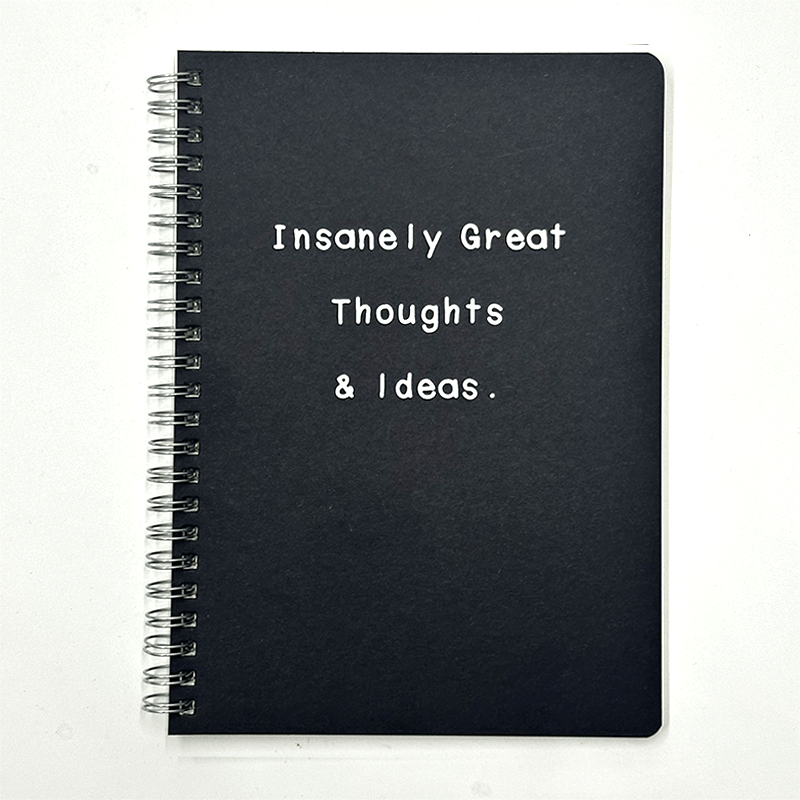 

insanely Great & Ideas." 5.83×8.27 Inch A5 Inspirational Hardcover Diary/notebook, 60 Sheets/120 Pages With Acid-free Inner Pages