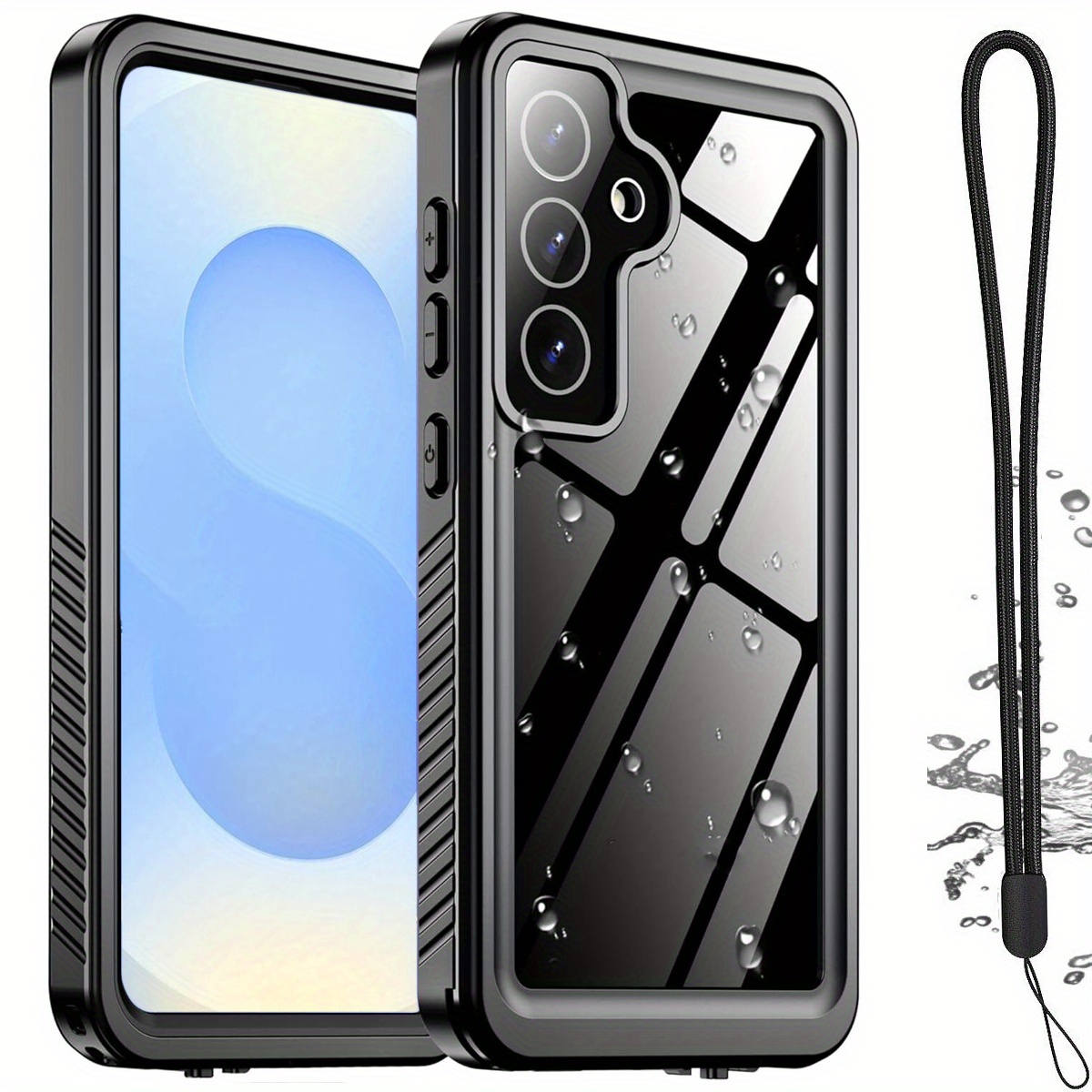 for Samsung Galaxy S25 Ultra/for Galaxy S25/for Galaxy S25 Plus Case Waterproof, Built-in [Screen + Camera Lens Protector][Underwater] Full Protection Heavy Duty Shockproof Anti-Scratched Phone Case