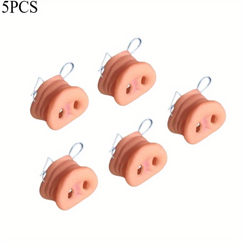 Image of 5pcs Funny Pig Nose Props, Simulated Nose Stage Performance Props, Halloween Event Party Decorations, Fun Cosplay Decorations