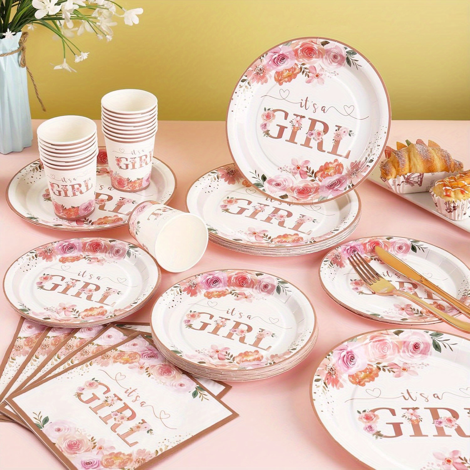 Gender Reveal Party City Baby Shower Plates 175pcs Baby Shower