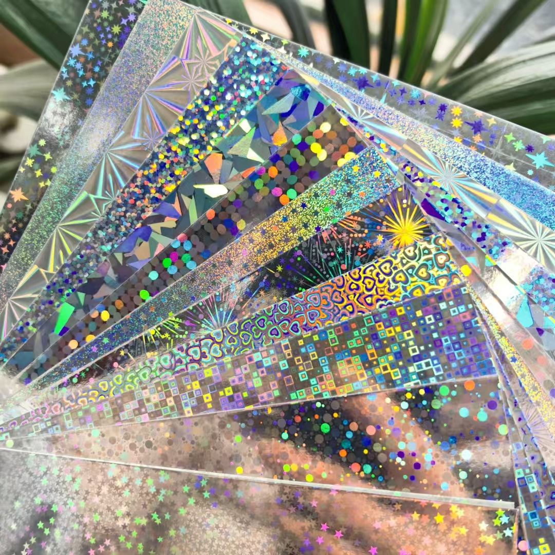 

12pcs A4 Holographic Cardstock, 8.3" X 11.7", Assorted Fantasy Patterns, 250g/m2 - Ideal For Diy Cards, Scrapbooking, Crafts & Holiday Decorations