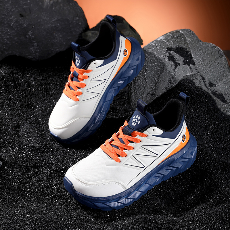 Men's Casual Sports Shoes with Thickened Wide Toe Design