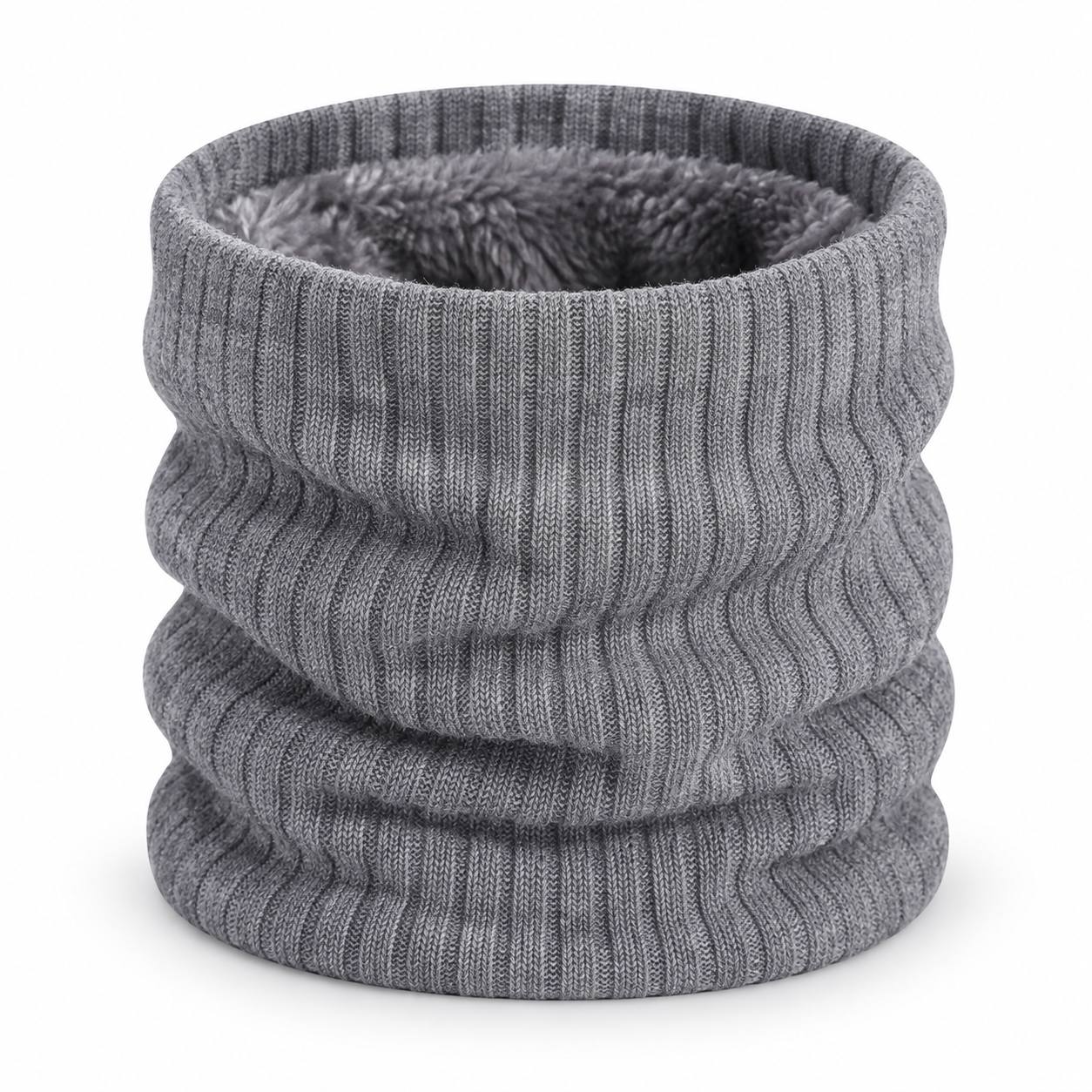 TEMU Men's Winter Neck Warmer, Thick Fleece Lined Thermal Neck Gaiter, Warm Scarf For Skiing, Hiking, Cycling, Camping, Commuting & Cold Weather