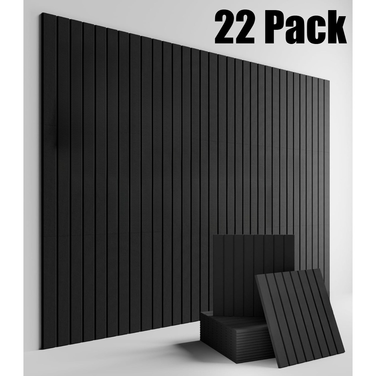 E-shop Packung Selbstklebende Akustikpaneele 12" x 12" x 0,4" - Schallschutz Schaumstoffplatten mit hoher Dichte, Lärmabsorption