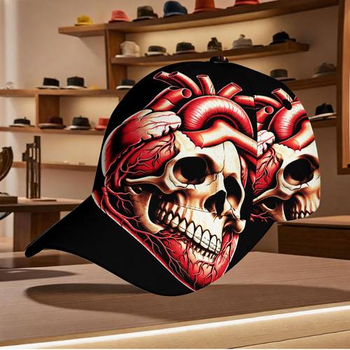 gorra ajustable 2d con diseño de calavera, y , para diseño de moda estampado completo, protección solar y contra , para , de limpiar, para actividades al aire libre con familiares y . id 6068-2354561162
