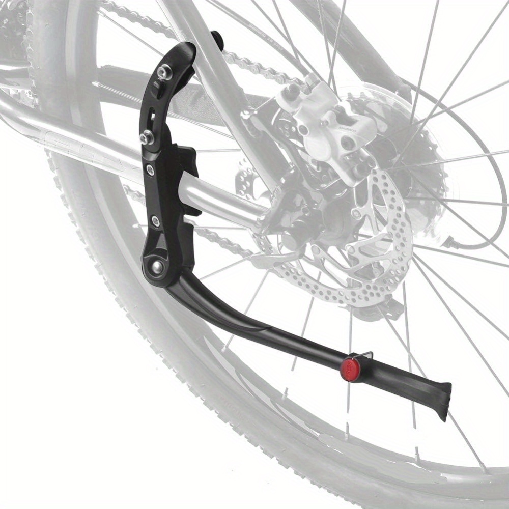  aluminum bicycle kickstand adjustable rear seat kickstand for 24 26 700  5 and 28 mountain bikes and adult bicycles