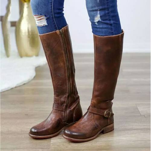 womens brown knee high cowboy who western and casual styles ideal for ranch trips country music concerts and daily women shoes